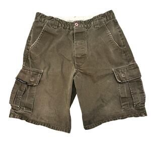 VTG XYZ Classic Men's Cargo Shorts Army Green, size 32